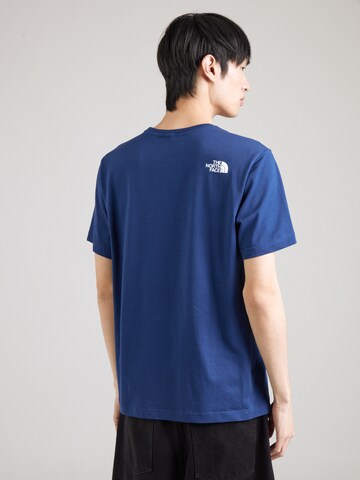 Maglietta 'MOUNTAIN LINE' di THE NORTH FACE in blu