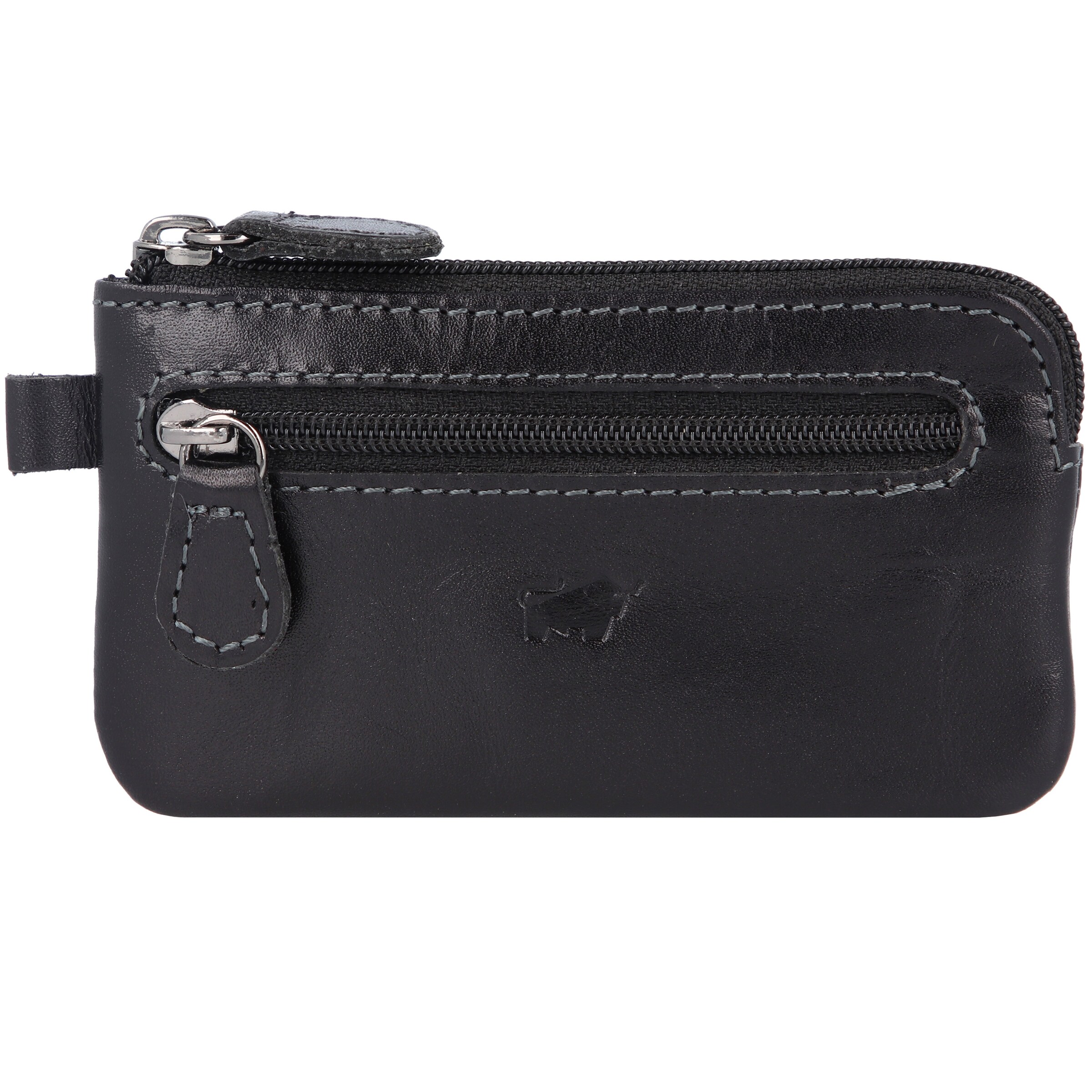 Braun Büffel Key ring 'Arezzo' in Black: front