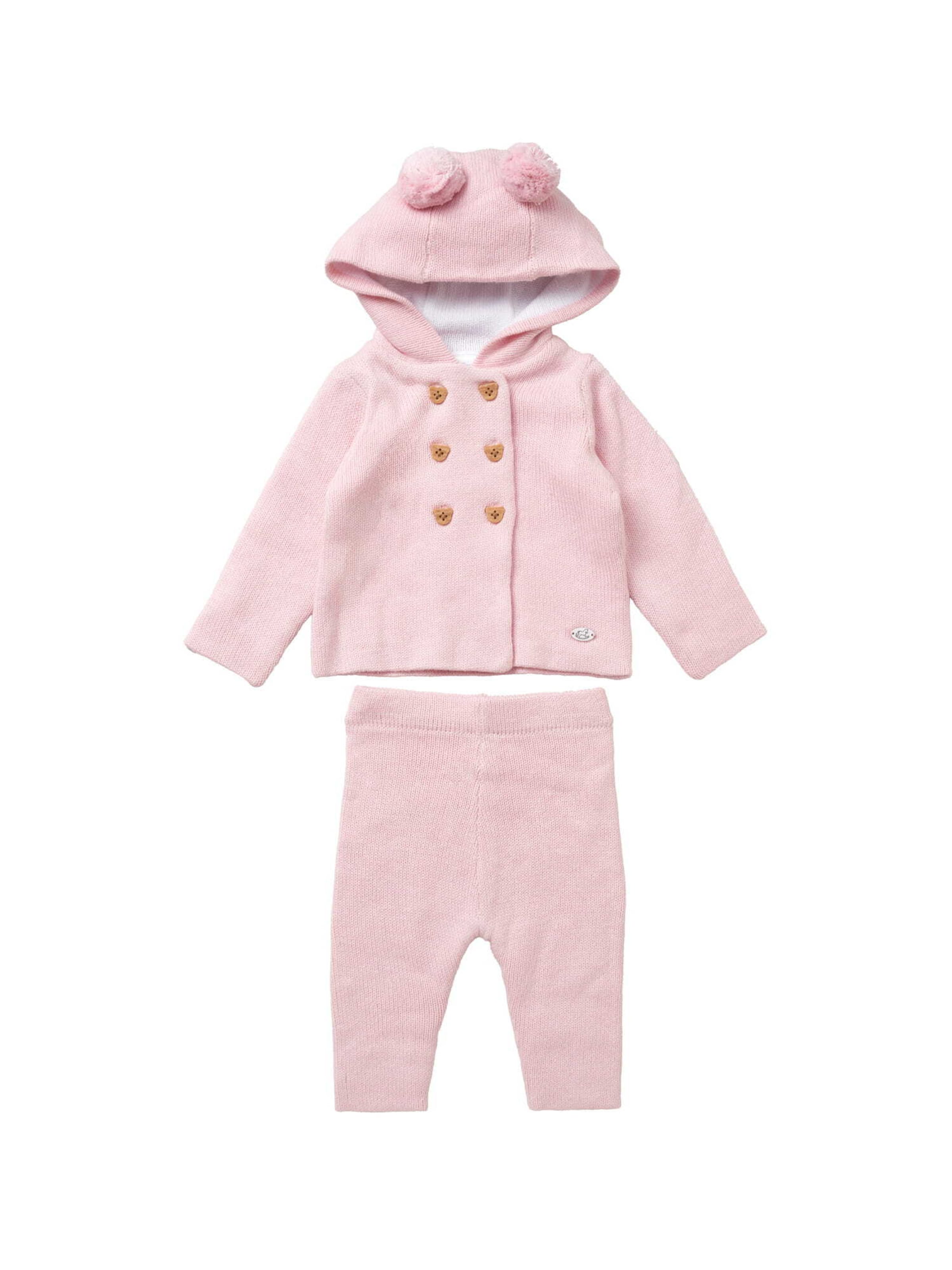 Rock a Bye Baby Boutique Set in Pink: front
