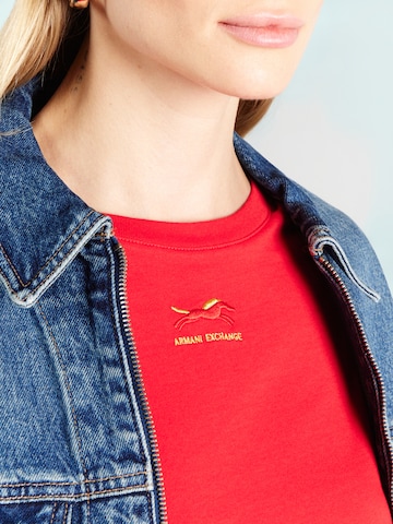 T-shirt ARMANI EXCHANGE en rouge