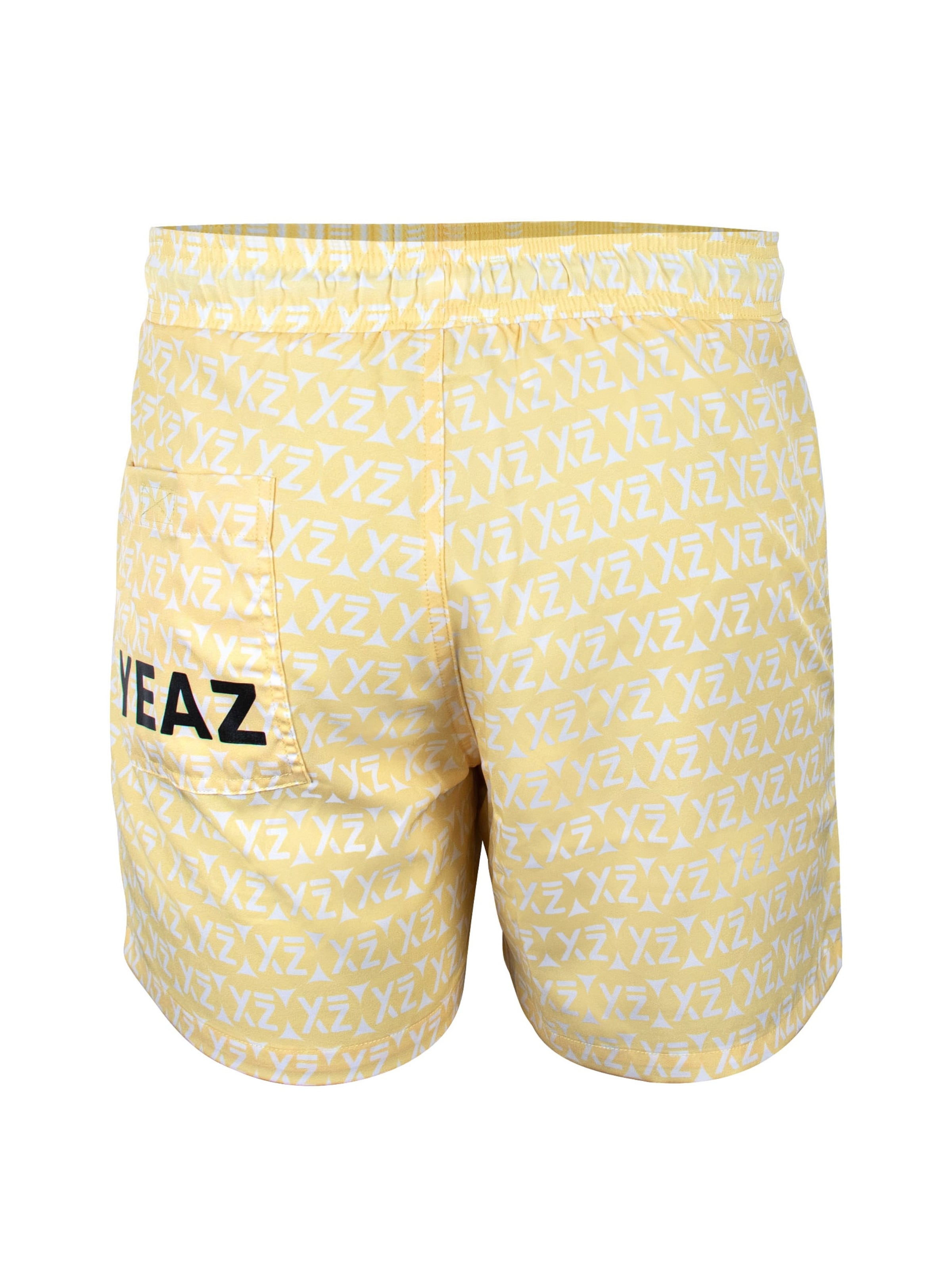 YEAZ Badeshorts 'Seashey' in Gelb