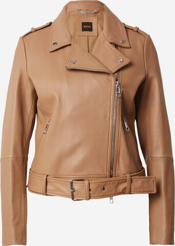 BOSS Between-Season Jacket 'Sameli' in Brown: front