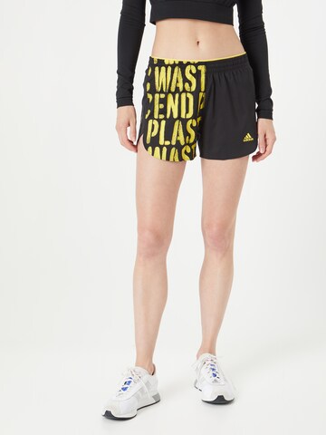 ADIDAS SPORTSWEAR Regular Sportbroek 'Run Fast' in Zwart: voorkant