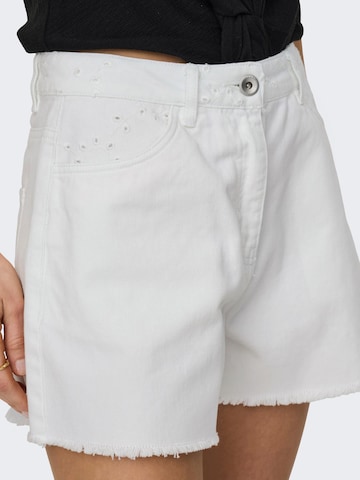 ONLY Wide Leg Shorts 'Elena' in Weiß