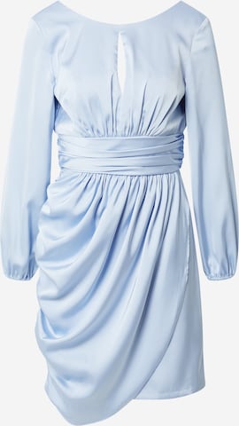 Robe de cocktail 'Eva' Chi Chi London en bleu : devant