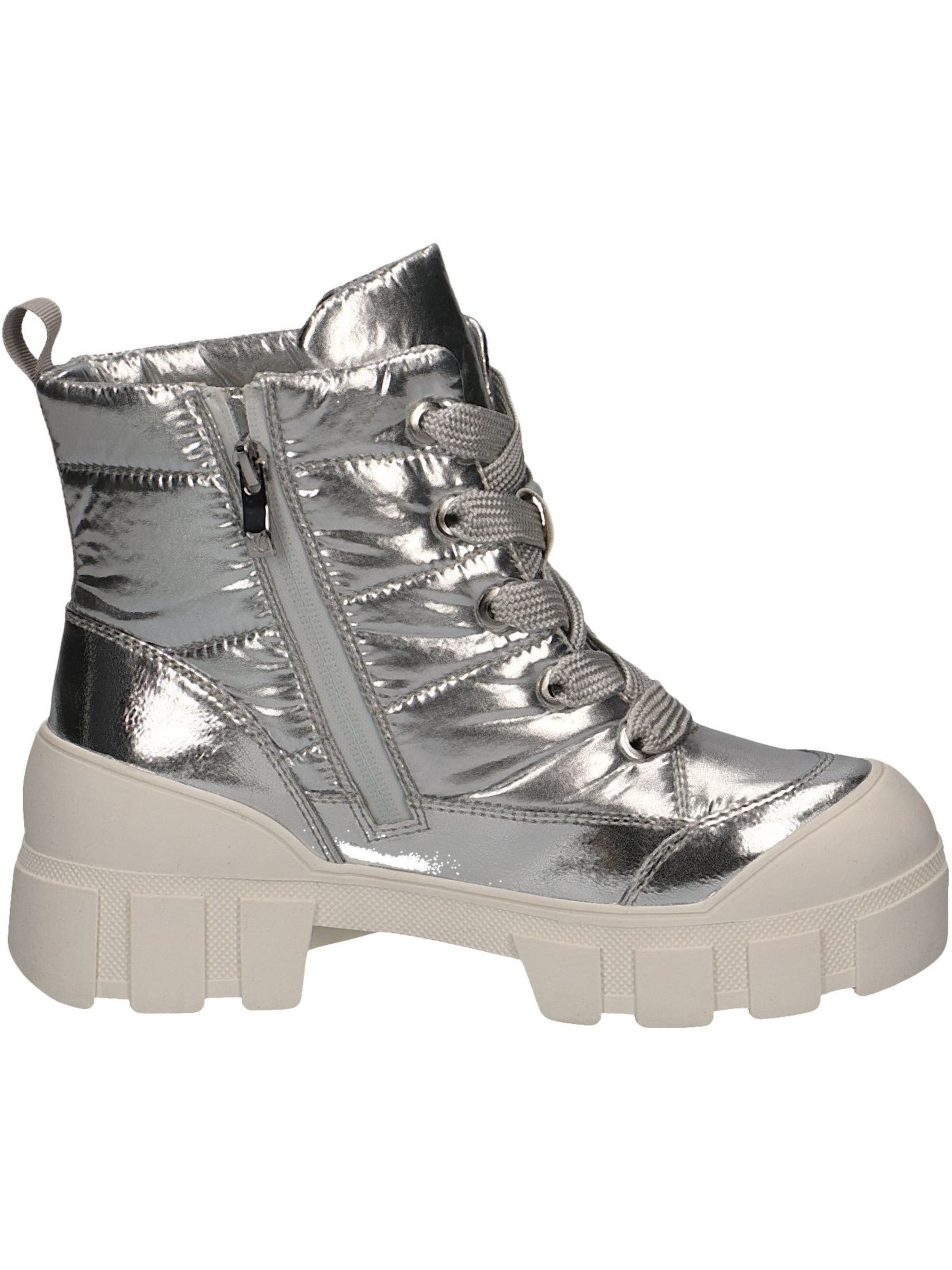 Bottines à lacets CAPRICE en argent