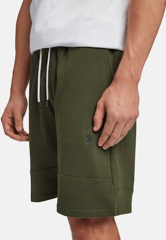 U.S. POLO ASSN. regular Bukser 'Carsten' i grøn