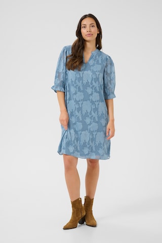 Cream Jurk 'Yana' in Blauw