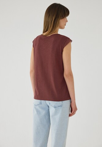Street One Studio Shirt in Braun