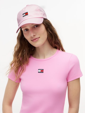 Tommy Jeans Cap 'HERITAGE' in Pink