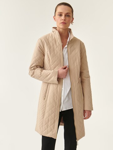 TATUUM Between-Seasons Coat 'Keyati' in Beige: front