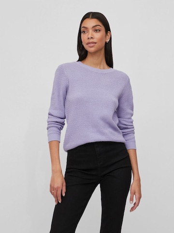 VILA Sweater 'Dalo' in Purple: front