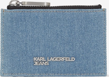 KARL LAGERFELD JEANS - Estojo em azul: frente