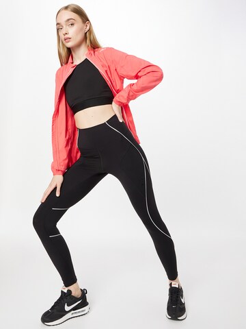 Skinny Pantaloni sportivi di aim'n in nero