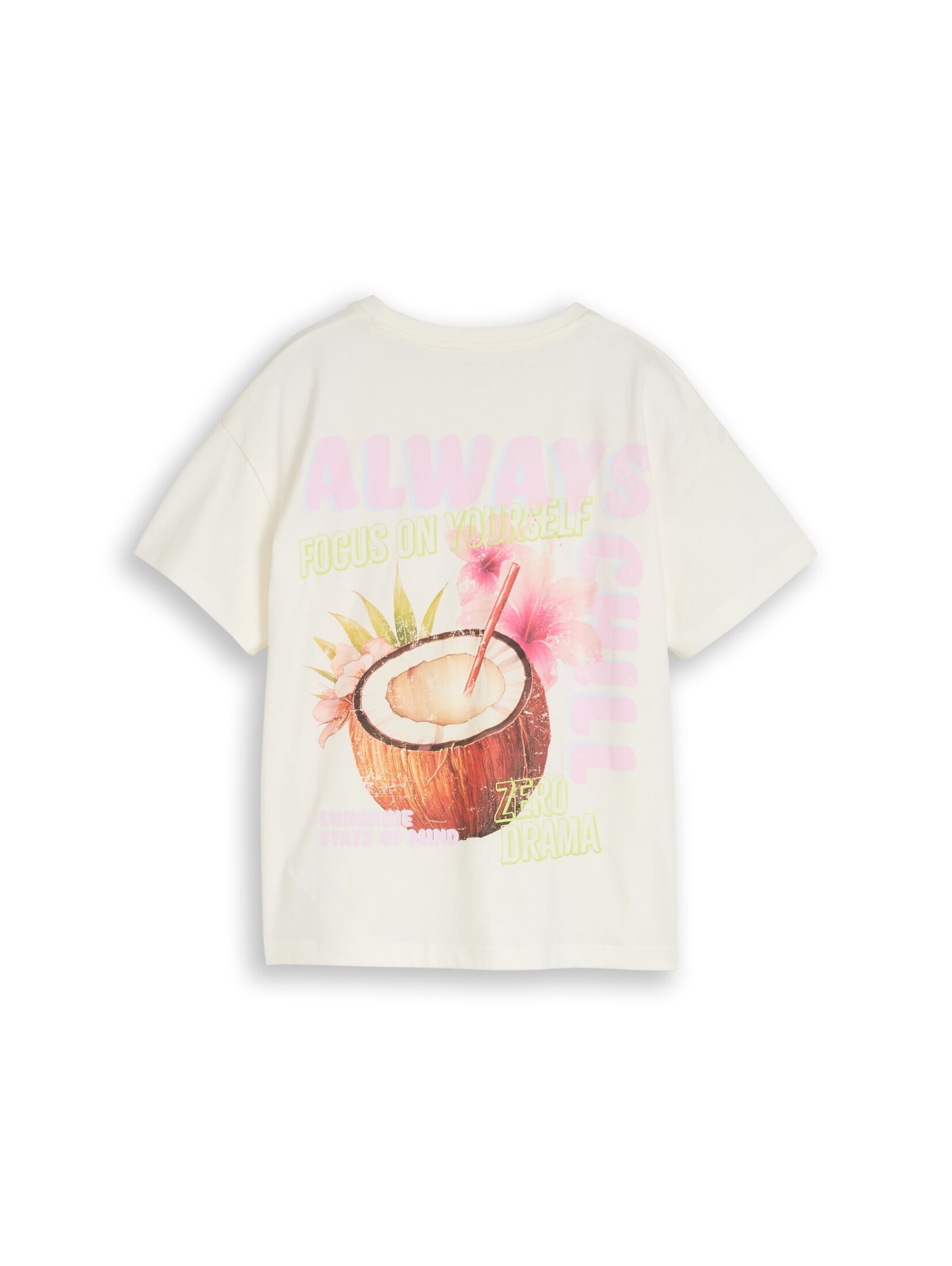 TOM TAILOR T-Shirt in Weiß
