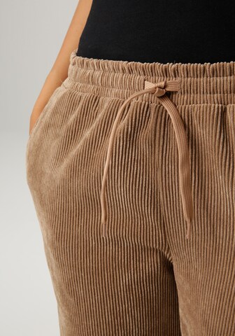 Aniston CASUAL Tapered Pants in Beige