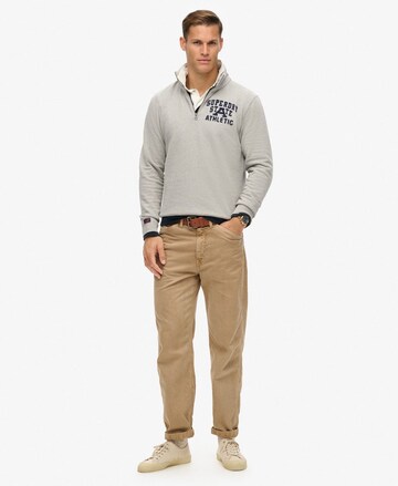 Sweat-shirt 'Vintage Athletic' Superdry en gris