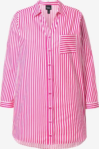 Ulla Popken Blouse in Pink: front