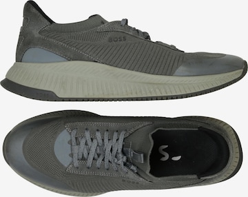 BOSS Black Sneaker 44 in Grau: Vorderseite