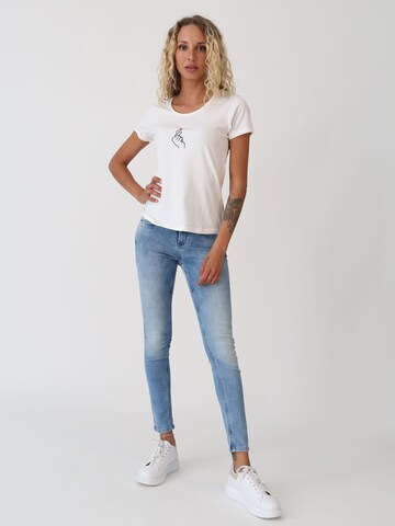 Miracle of Denim Skinny Jeans in Blauw