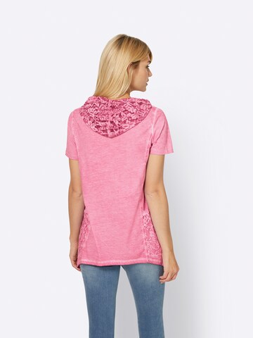 heine T-shirt i rosa