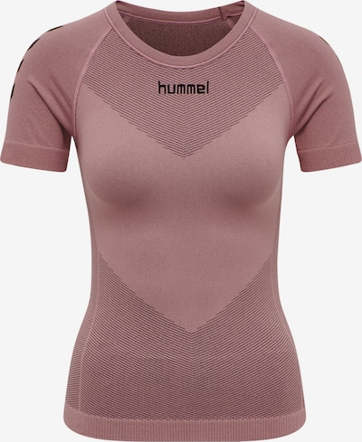 Hummel T-shirt fonctionnel 'First Seamless' en rose ancienne / noir, Vue avec produit