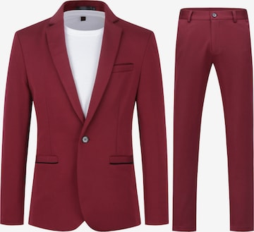 YOUTHUP Suit 'Einheit' in Red: front