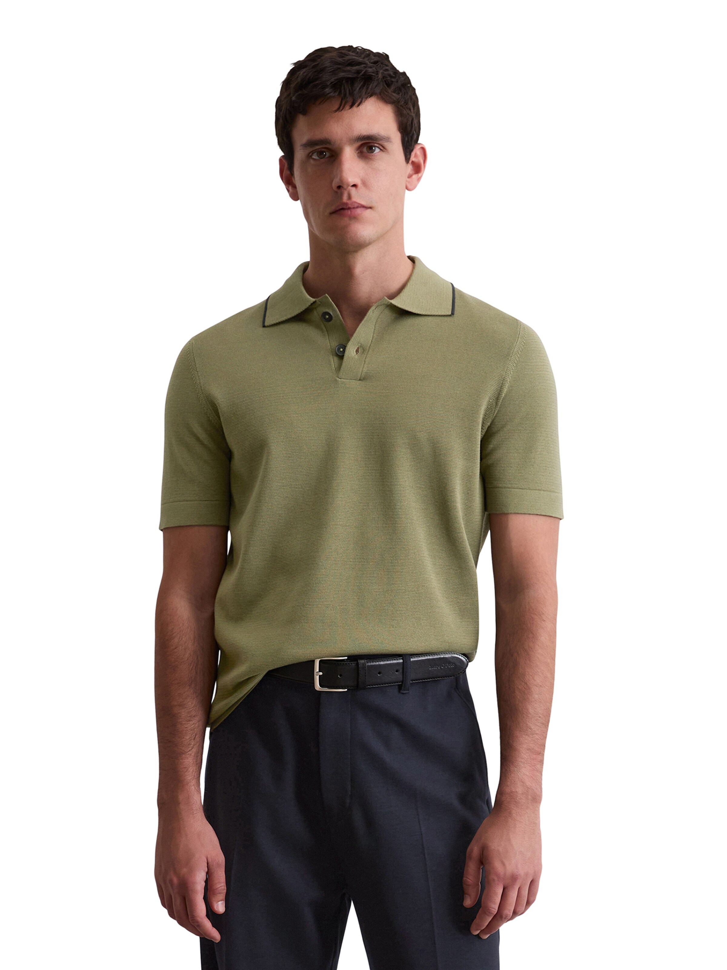 Marc O'Polo Футболка в Зеленый: спереди