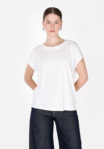 T-shirt Colin's en blanc : devant