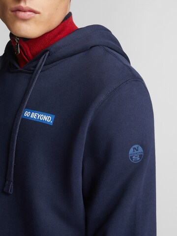 North Sails Sweatshirt 'Go Beyond' in Blau