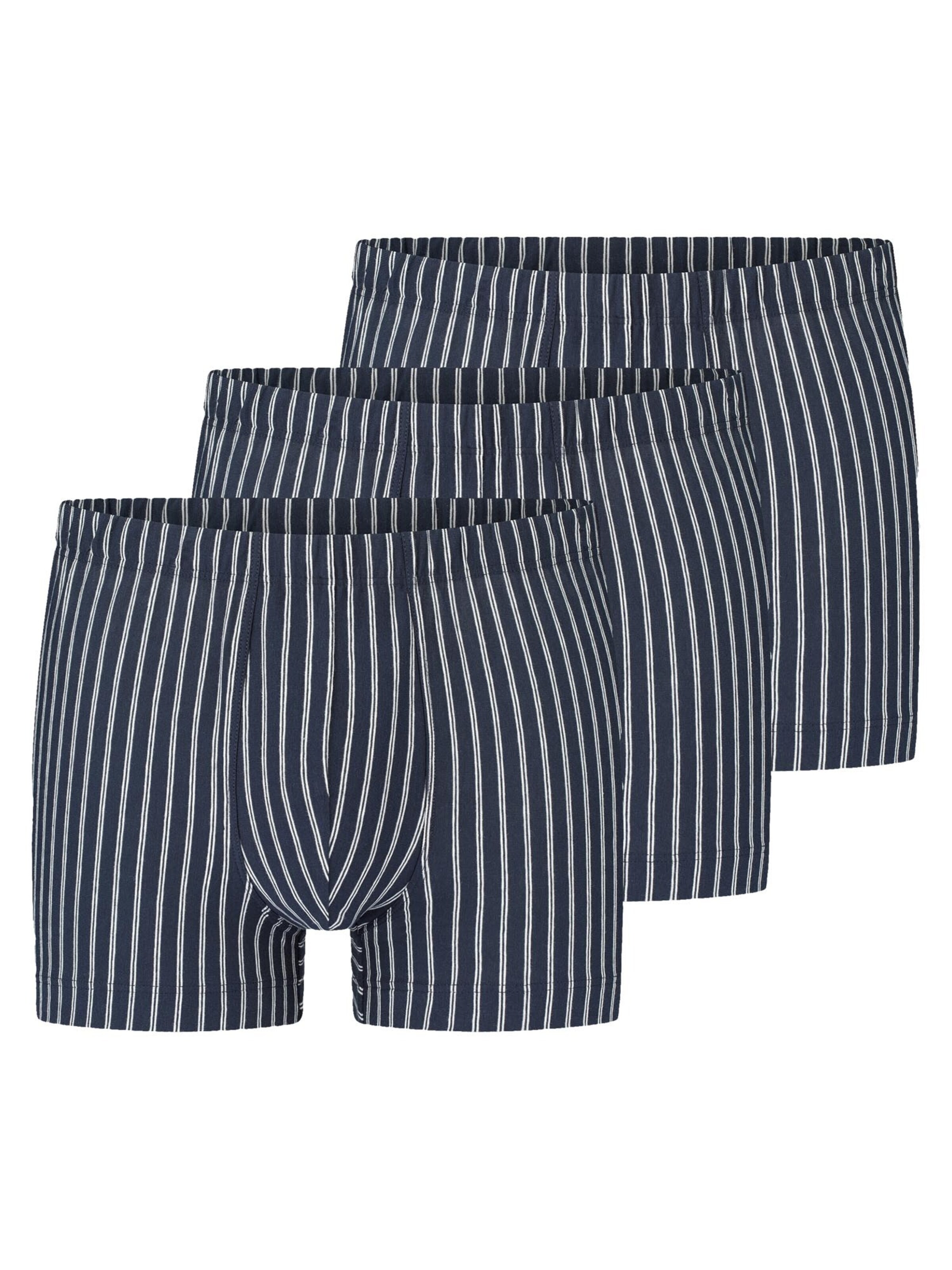 SCHIESSER Boxer shorts '95/5 Essentials Cotton' in Blue: front