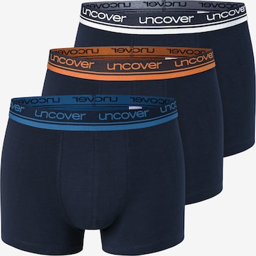 uncover by SCHIESSER Trunks 'Cotton' in Blau: Vorderseite
