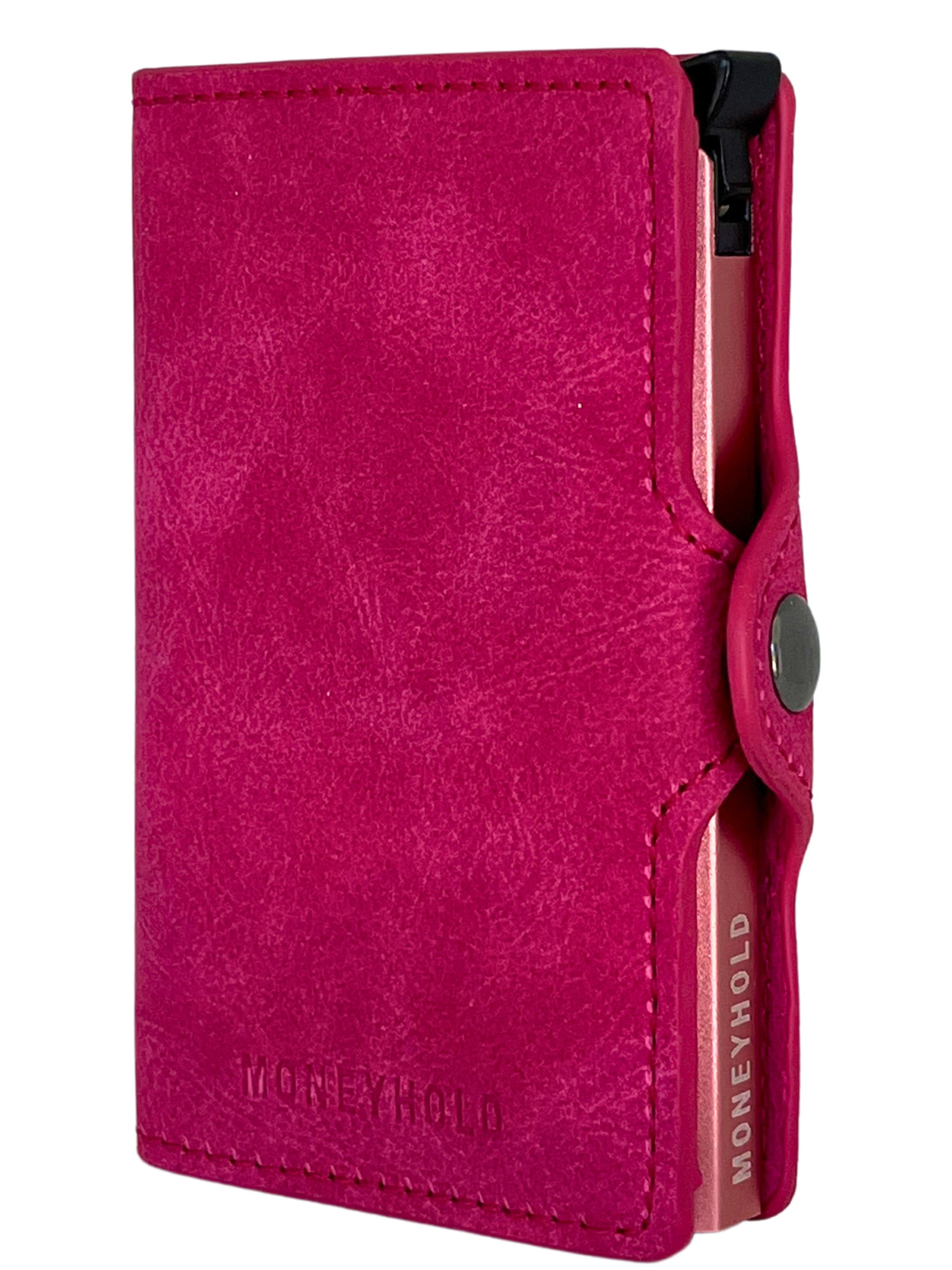 Portamonete di Moneyhold in lilla: frontale
