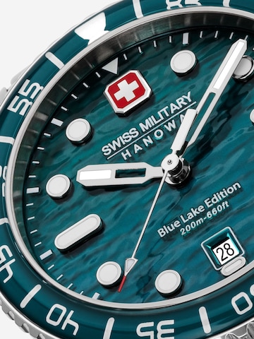 SWISS MILITARY HANOWA Uhr 'Swiss Blue Lake' in Silber