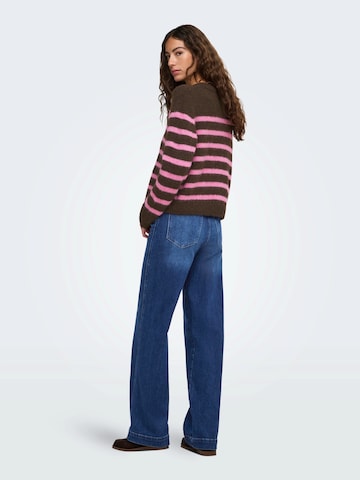 Cardigan 'ONLMAGGIE' ONLY en marron