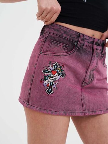 Jupe Ed Hardy en violet