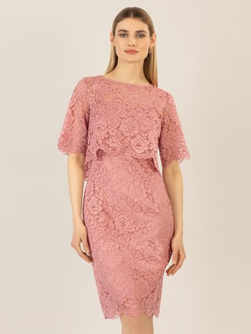 APART Cocktail Dress in Purple: front