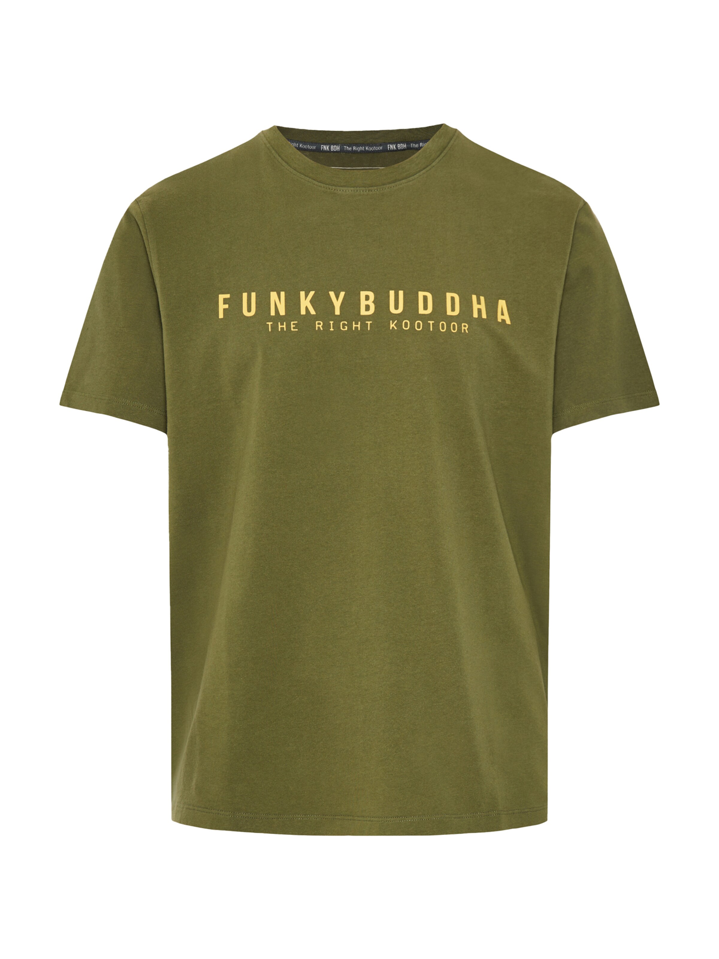 Funky Buddha T-shirt i grön: framsida