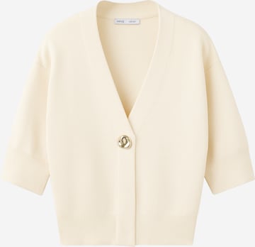 MANGO Strickjacke 'HELIA' in Beige: Vorderseite