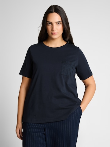 Tom Tailor Women + Shirt in Blue: front