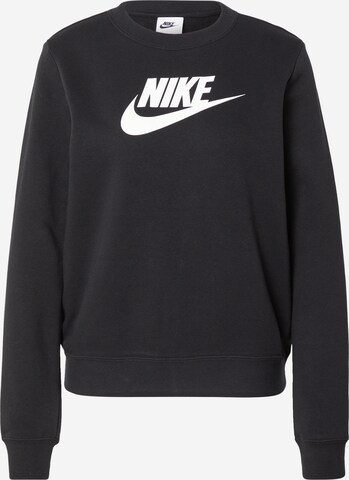 Nike Sportswear Sweatshirt in Black: front