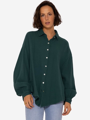 SASSYCLASSY Blouse in Green: front