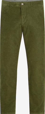 TOMMY HILFIGER Regular Chino Pants in Green: front