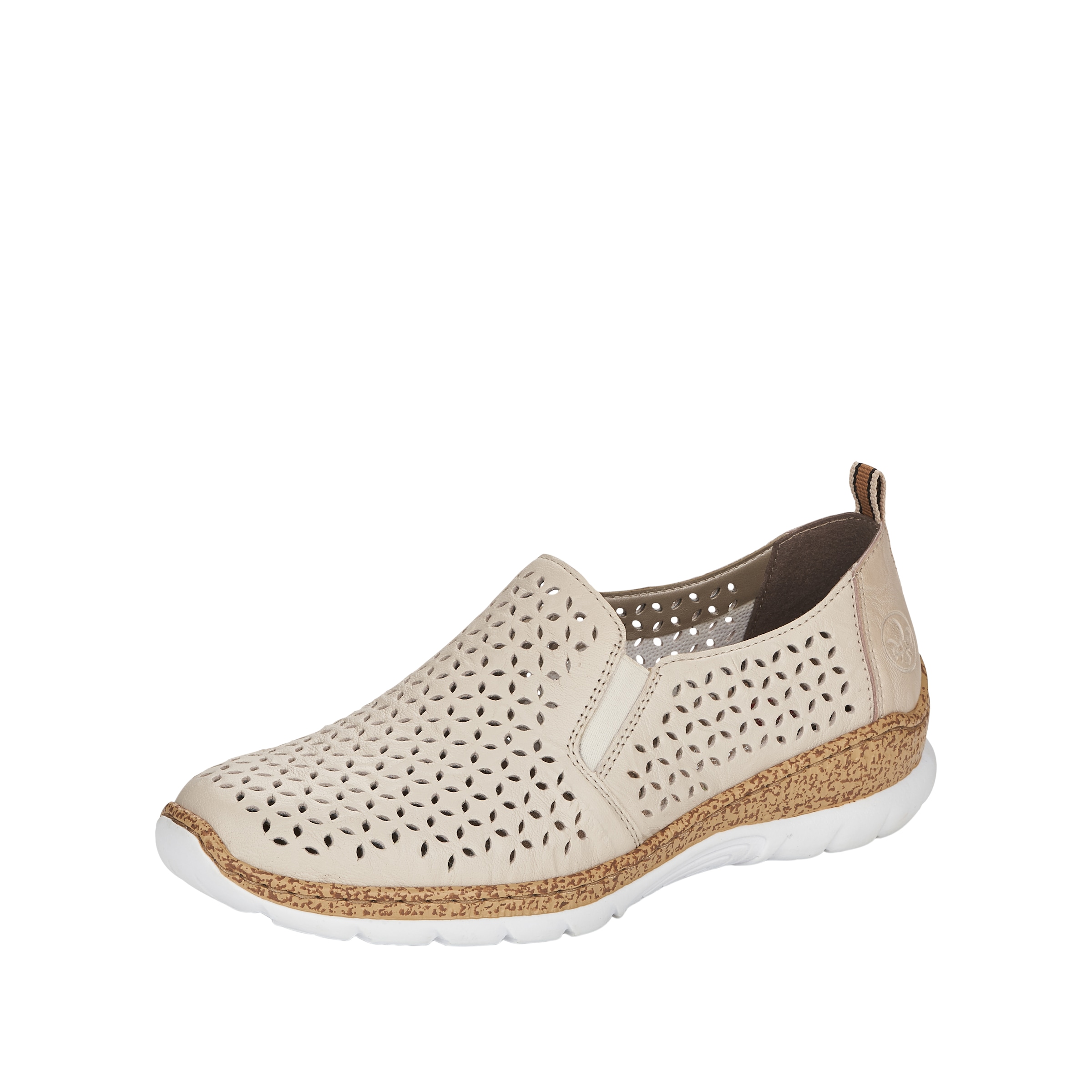 Slip on Rieker en beige : devant