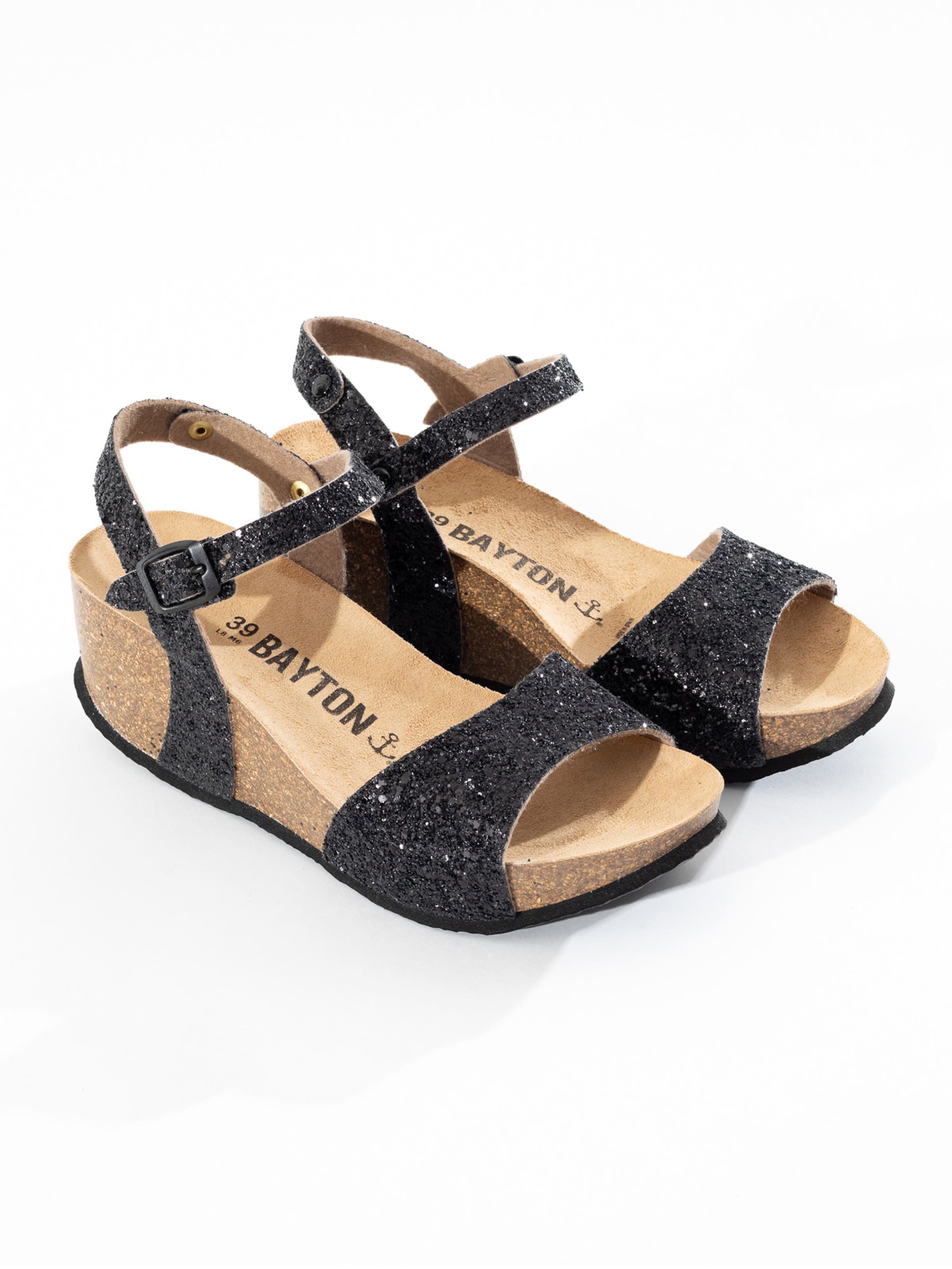 Bayton - Sandalias 'Maya' en negro
