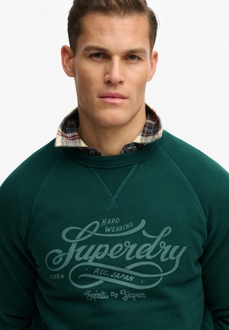 Sweat-shirt Superdry & Co en vert