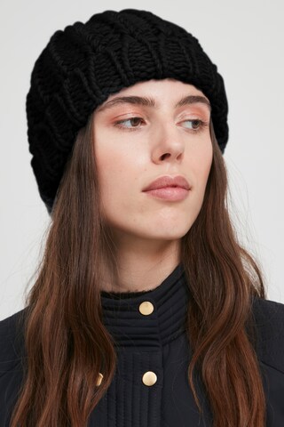 ICHI Beanie 'IAFLEUR HO' in Black