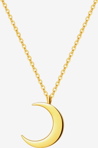 Hey Happiness Necklace 'Halbmond' in Gold: front