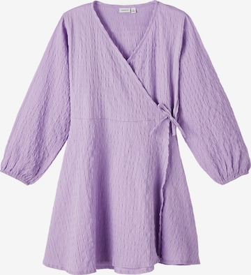 NAME IT Dress in Purple: front