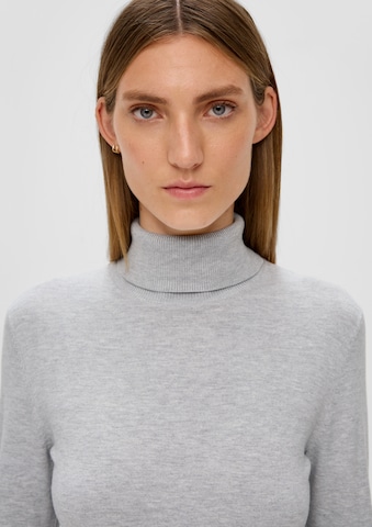 s.Oliver BLACK LABEL Sweater in Grey